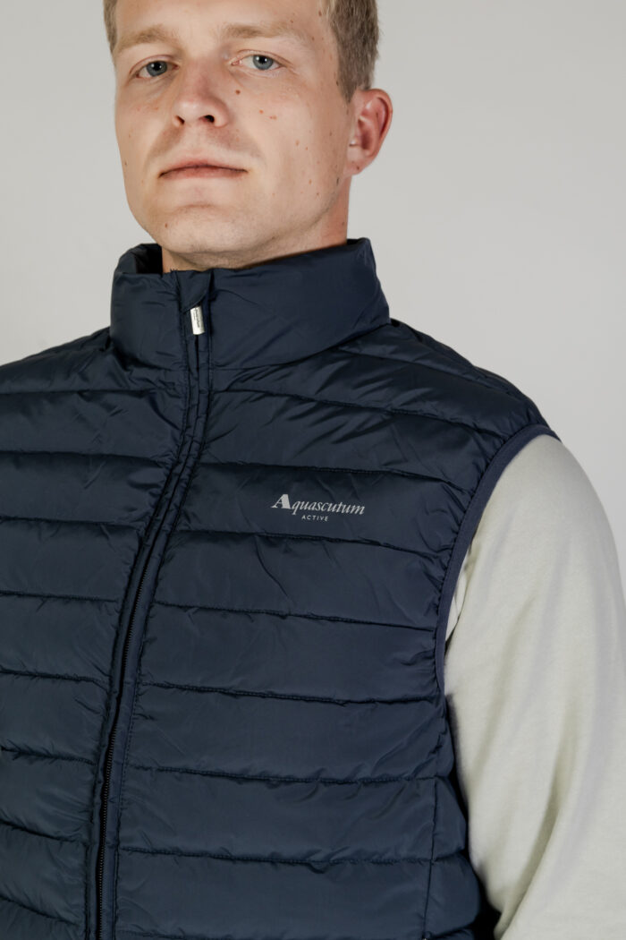 Gilet Casual Aquascutum RLG ACTIVE VEST 100GR Blu