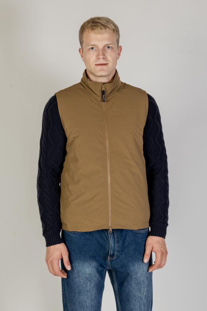 Gilet Casual Aquascutum SP ACTIVE FAST VEST Marrone