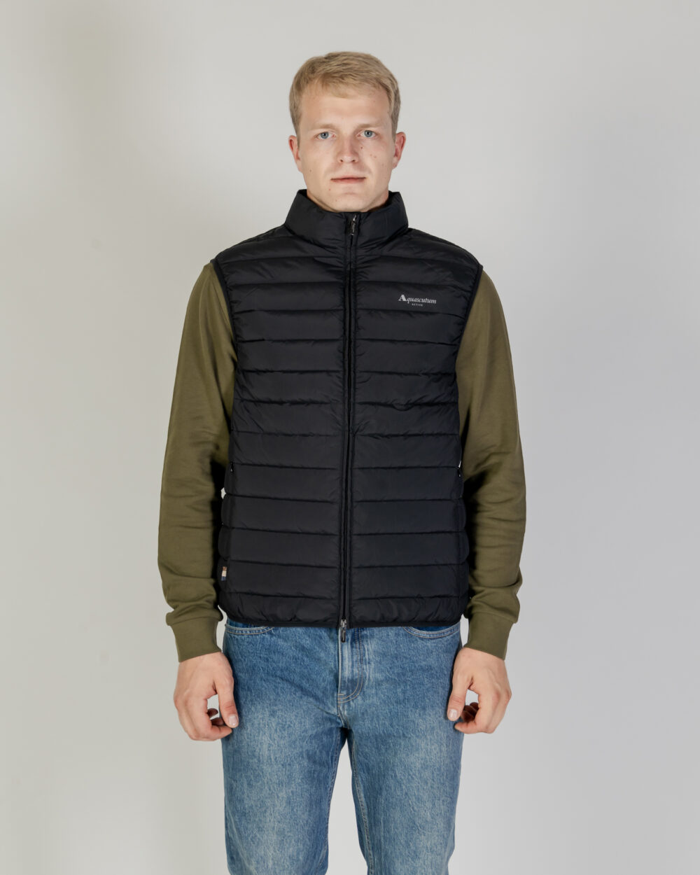 Gilet Casual Aquascutum RLG ACTIVE VEST 100GR Nero - Foto 5