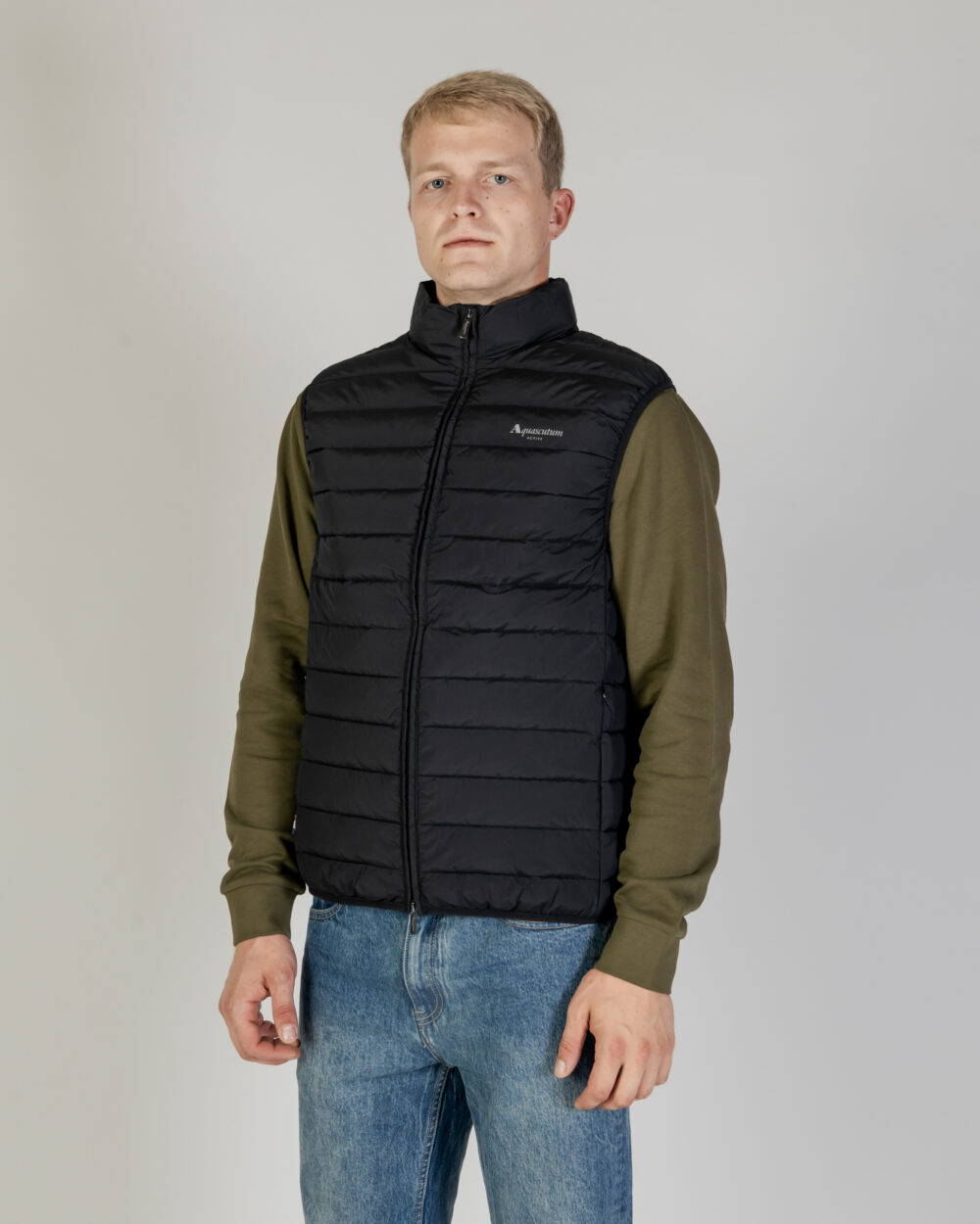 Gilet Casual Aquascutum RLG ACTIVE VEST 100GR Nero - Foto 1