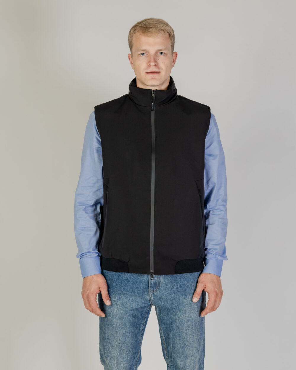 Gilet Casual Aquascutum SHELL ACTIVE VEST Nero - Foto 1