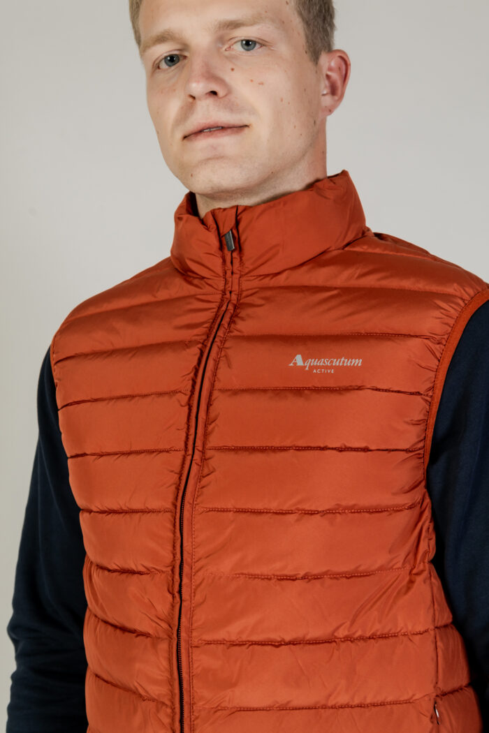 Gilet Casual Aquascutum RLG ACTIVE VEST 100GR Ruggine