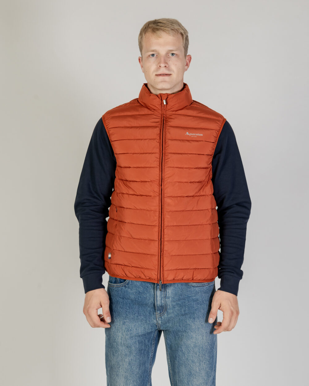 Gilet Casual Aquascutum RLG ACTIVE VEST 100GR Ruggine - Foto 5