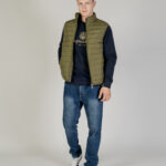 Gilet Casual Aquascutum RLG ACTIVE VEST 100GR Verde Oliva - Foto 4