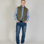 Gilet Casual Aquascutum SP ACTIVE FAST VEST Verde Oliva - Foto 5