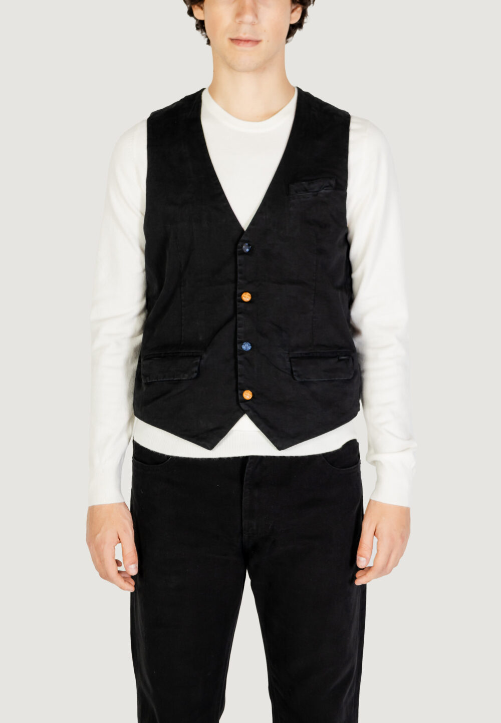 Gilet Casual Gianni Lupo  Nero - Foto 1