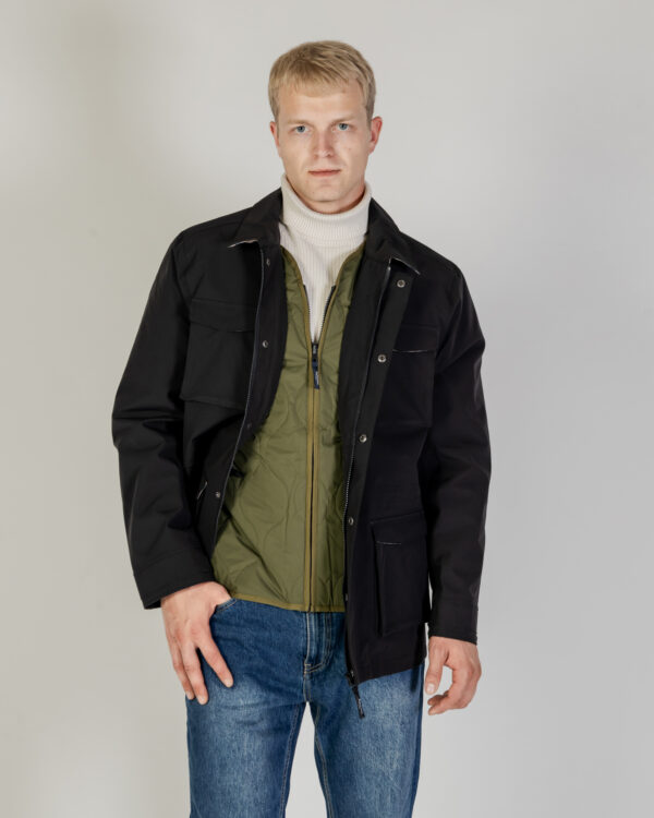 Giubbotto Aquascutum SHELL ACTIVE 3-WAY FIELD JACKET Nero - Foto 1