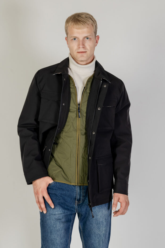 Giubbotto Aquascutum SHELL ACTIVE 3-WAY FIELD JACKET Nero