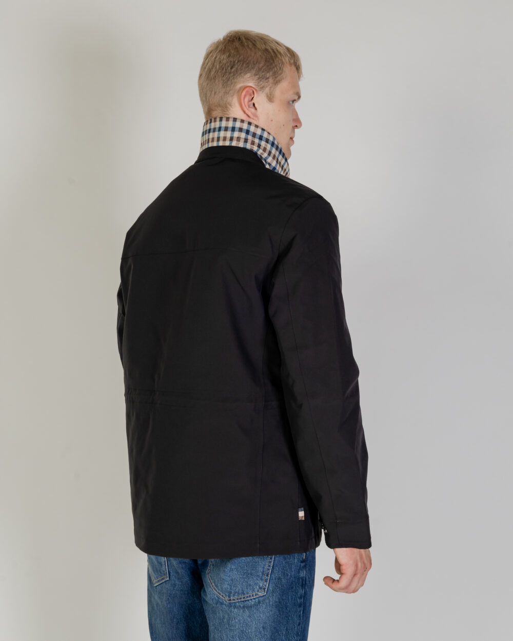 Giubbotto Aquascutum SHELL ACTIVE 3-WAY FIELD JACKET Nero - Foto 4