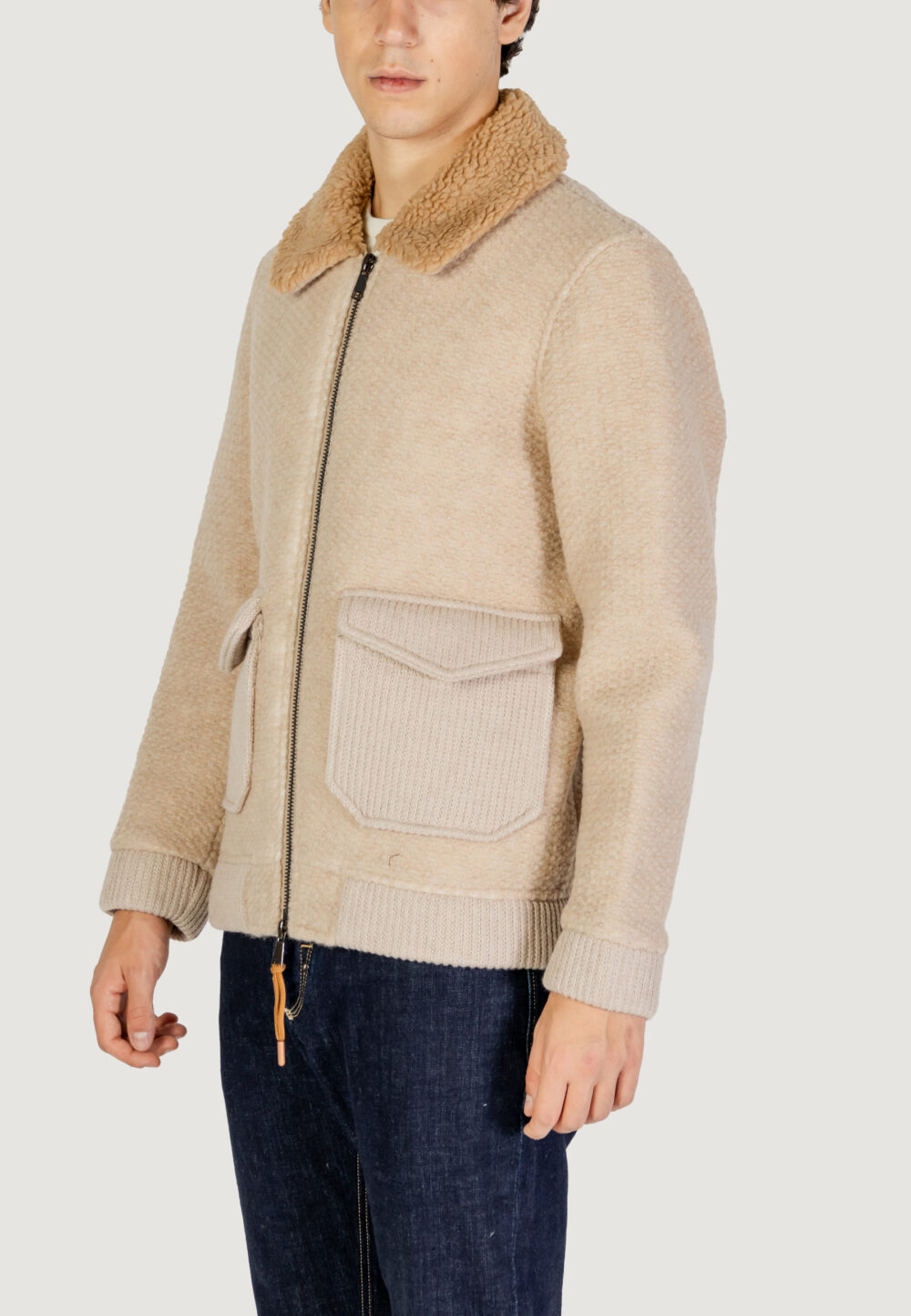 Giubbotto Hydra Clothing  Beige - Foto 3