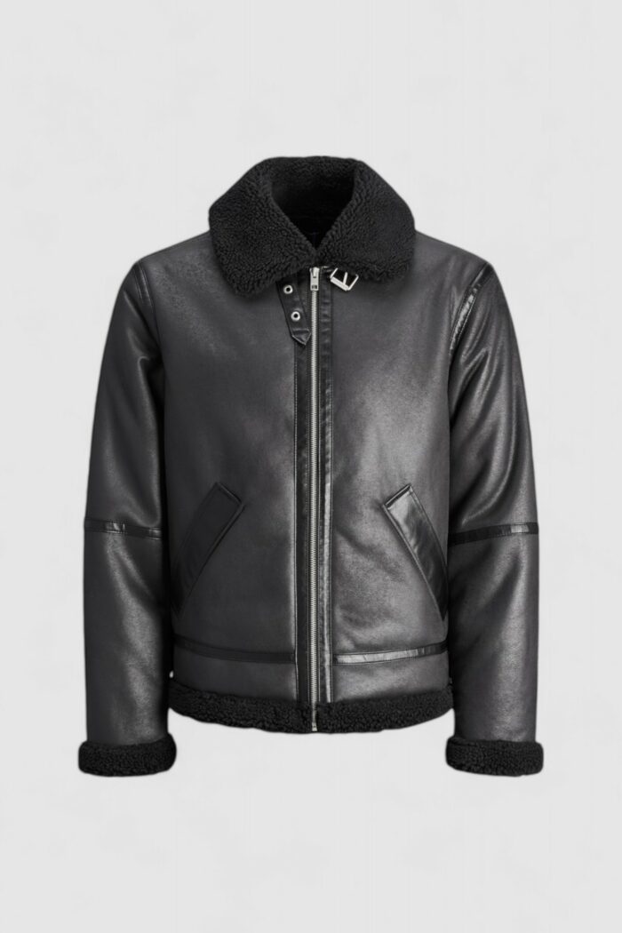 Giubbotto Jack Jones JORCOLE AVIATOR JACKET Nero