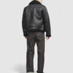 Giubbotto Jack Jones JORCOLE AVIATOR JACKET Nero - Foto 3