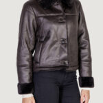 Giubbotto Jacqueline de Yong JDYFIBBI FAUX SHEARLING JACKET OTW SGO Cioccolato - Foto 3