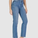 Jeans mom Vero Moda VMFLASH MR STRAIGHT JEANS LI347 GA NOOS Denim chiaro - Foto 3