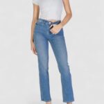 Jeans mom Vero Moda VMFLASH MR STRAIGHT JEANS LI347 GA NOOS Denim chiaro - Foto 2