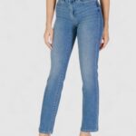 Jeans mom Vero Moda VMFLASH MR STRAIGHT JEANS LI347 GA NOOS Denim chiaro - Foto 4