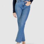 Jeans mom Vero Moda VMTESSA HR STRAIGHT JEANS LI3114 GA NOOS Denim chiaro - Foto 5