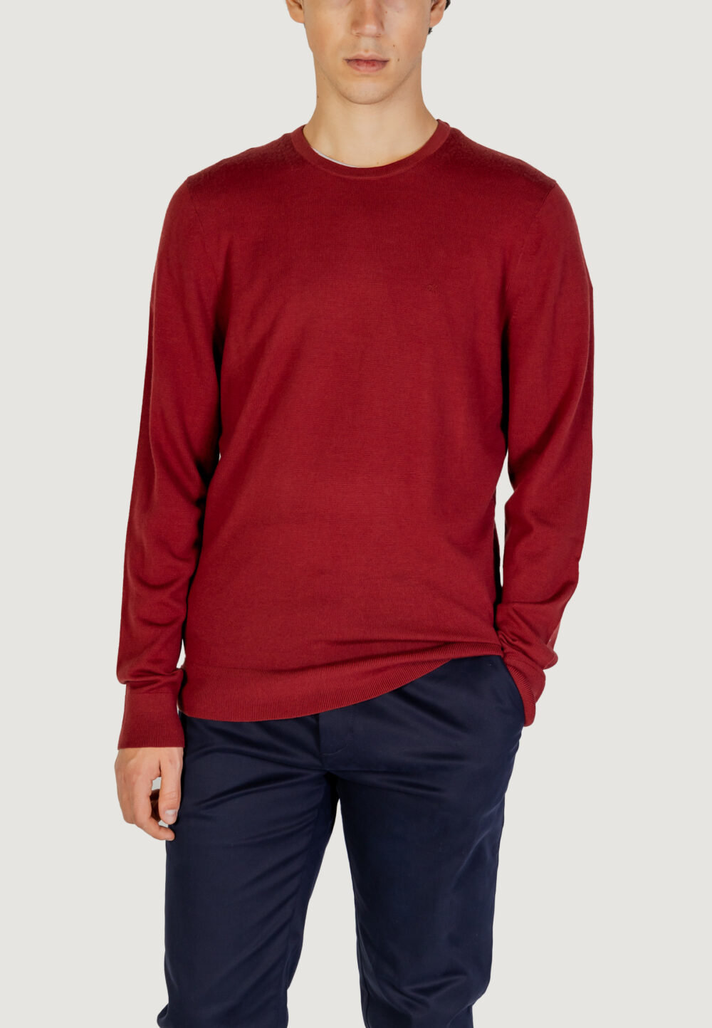 Maglia Calvin Klein Jeans MERINO RWS CREW NECK Bordeaux - Foto 1