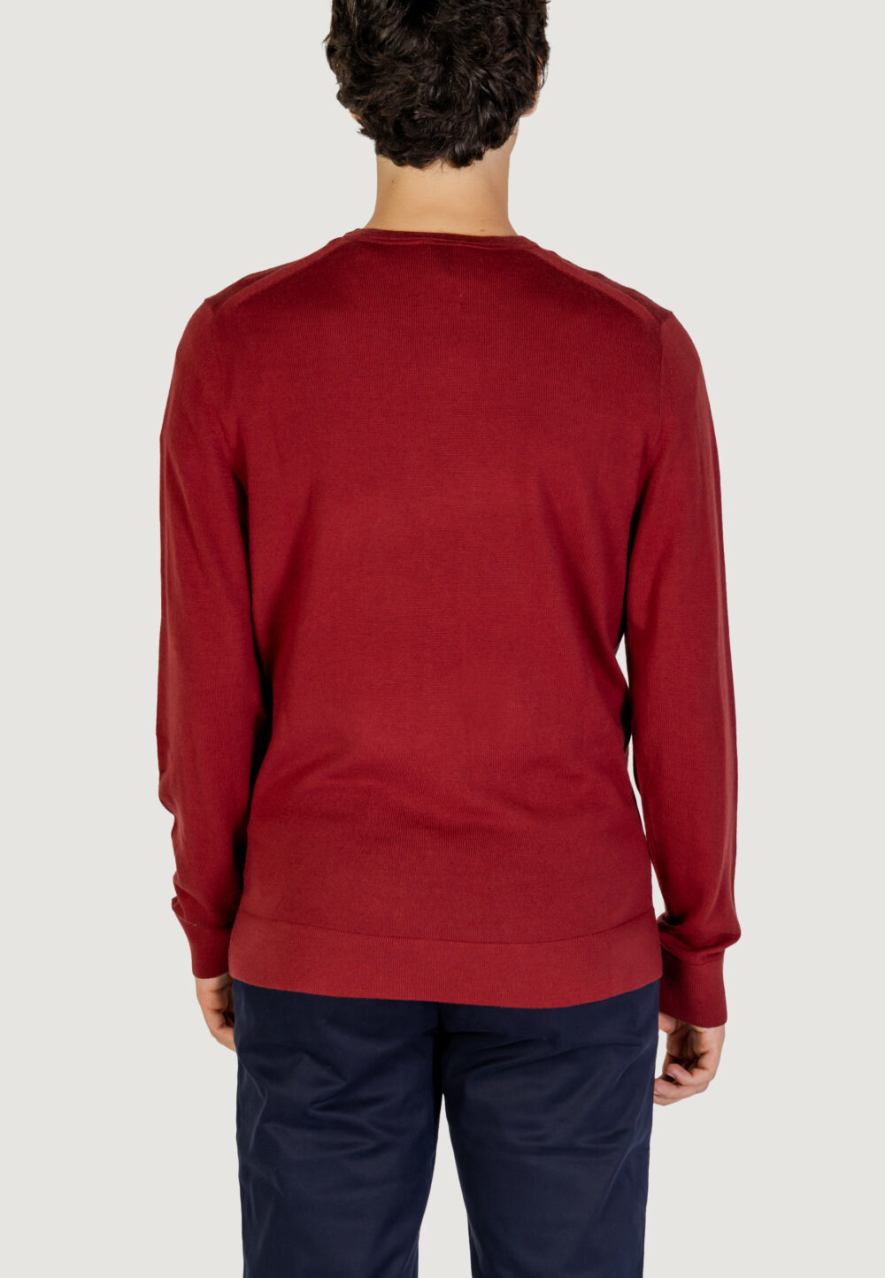 Maglia Calvin Klein Jeans MERINO RWS CREW NECK Bordeaux - Foto 2