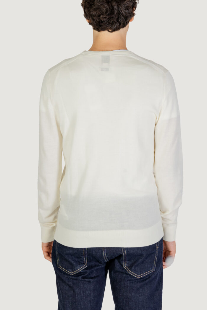 Maglia Calvin Klein MERINO RWS CREW NECK Panna