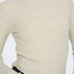 Maglia Jacqueline de Yong JDYMAGDA L/S RIB PULLOVER KNT Beige chiaro - Foto 2