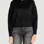 Maglia Vero Moda VMGOLD LS HOOD PULLOVER GA Nero - Foto 2