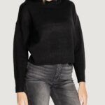 Maglia Vero Moda VMGOLD LS HOOD PULLOVER GA Nero - Foto 1