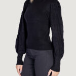 Maglia Vero Moda VMLIMONE LS HIGHNECK PULLOVER GA BOO Nero - Foto 2