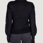 Maglia Vero Moda VMLIMONE LS HIGHNECK PULLOVER GA BOO Nero - Foto 4