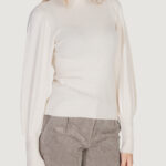 Maglia Vero Moda VMHOLLYKARISPUFF LS HIGHNK PULLOV GA BO Panna - Foto 3