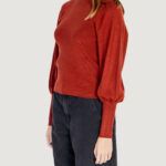 Maglia Vero Moda VMHOLLYKARISPUFF LS HIGHNK PULLOV GA BO Ruggine - Foto 3