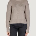 Maglione Calvin Klein Jeans CK INTARSIA LOOSE Beige - Foto 3