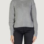 Maglione Calvin Klein Jeans CK INTARSIA LOOSE Grigio - Foto 2