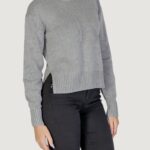 Maglione Calvin Klein Jeans CK INTARSIA LOOSE Grigio - Foto 3