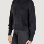 Maglione Calvin Klein Jeans CK INTARSIA LOOSE Nero - Foto 2