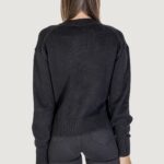 Maglione Calvin Klein Jeans CK INTARSIA LOOSE Nero - Foto 4