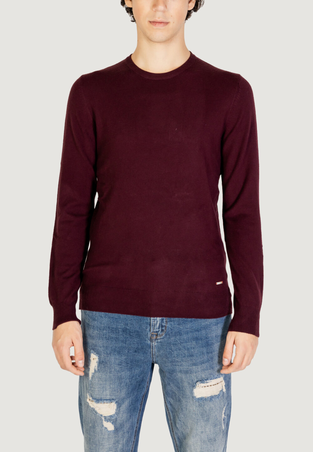 Maglione Gianni Lupo  Bordeaux - Foto 1