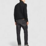 Maglione Jack Jones Jjeperfect Knit Half Zip Nero - Foto 4