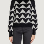 Maglione Jacqueline de Yong JDYTINA L/S JACQUARD PULLOVER KNT Bianco - Foto 1