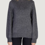 Maglione Jacqueline de Yong JDYRUE GLITTER L/S BOAT PULLOVE KNT NOOS Grigio - Foto 1