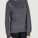 Maglione Jacqueline de Yong JDYRUE GLITTER L/S BOAT PULLOVE KNT NOOS Grigio - Foto 3