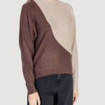 Maglione Jacqueline de Yong JDYMARCO MIA LIFE L/S ONECK PULLOVER KN Marrone - Foto 2