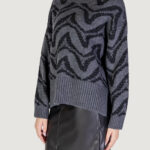 Maglione Only ONLJANE LS JQ O-NECK BF KNT Grigio Scuro - Foto 2