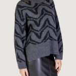 Maglione Only ONLJANE LS JQ O-NECK BF KNT Grigio Scuro - Foto 3