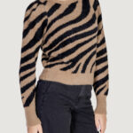 Maglione Only Onlpiumo Ls Jq Short O-Neck Cc Knt Marrone - Foto 3