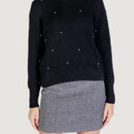 Maglione Only ONLCAROLIA LS O-NECK BF KNT Nero - Foto 3