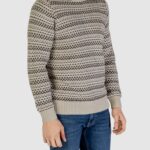 Maglione Only & Sons ONSMUSA REG 3 STRUC CREW KNIT Beige - Foto 2