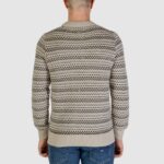 Maglione Only & Sons ONSMUSA REG 3 STRUC CREW KNIT Beige - Foto 3