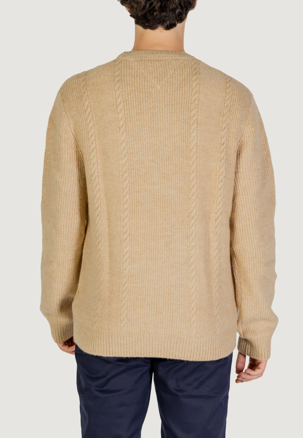 Maglione Tommy Hilfiger Jeans TJM CABLE KNIT Oro - Foto 2