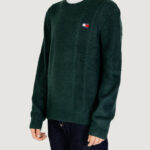 Maglione Tommy Hilfiger Jeans TJM CABLE KNIT Verde Scuro - Foto 2